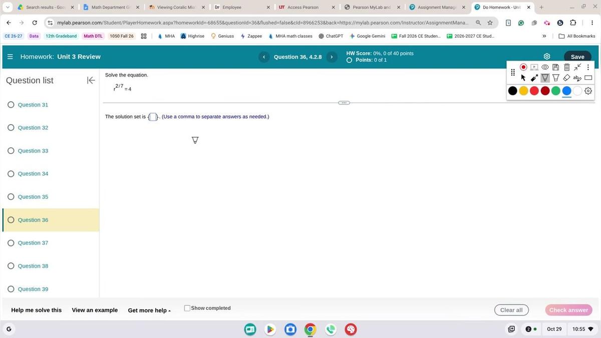 Math 1050 Unit 3 Review #36