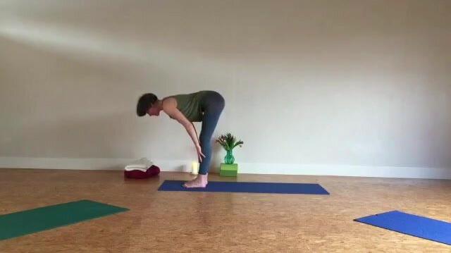 Half Uttanasana tutorial