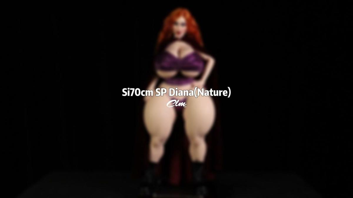 BBW Mini Silicone Sex Doll Vampire Queen Diana CLM SP Version