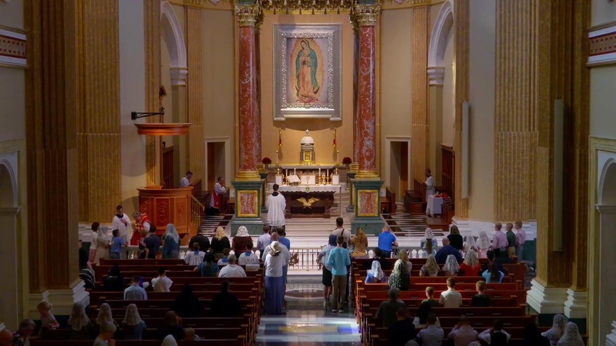 Cardinal Burke offers the Low Mass at the Shrine on August 1, 2026