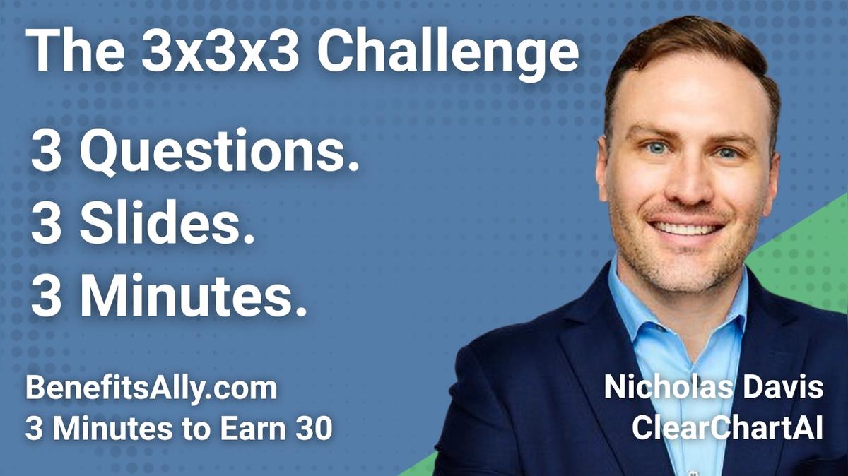 ClearChartAI - 3x3x3 Challenge With Nicholas Davis
