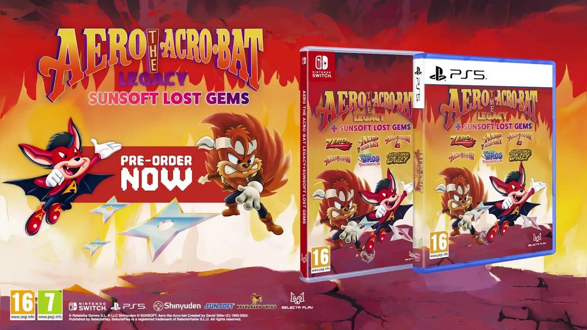 Aero The Acro-Bat Legacy + Sunsoft Lost Gems