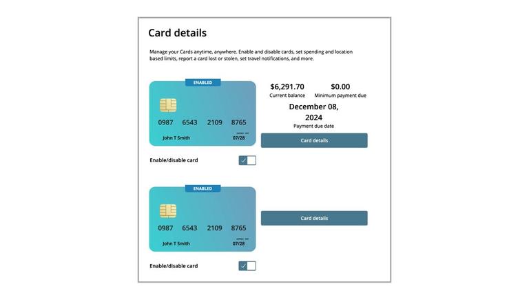 Q2OBB09 - Card Controls