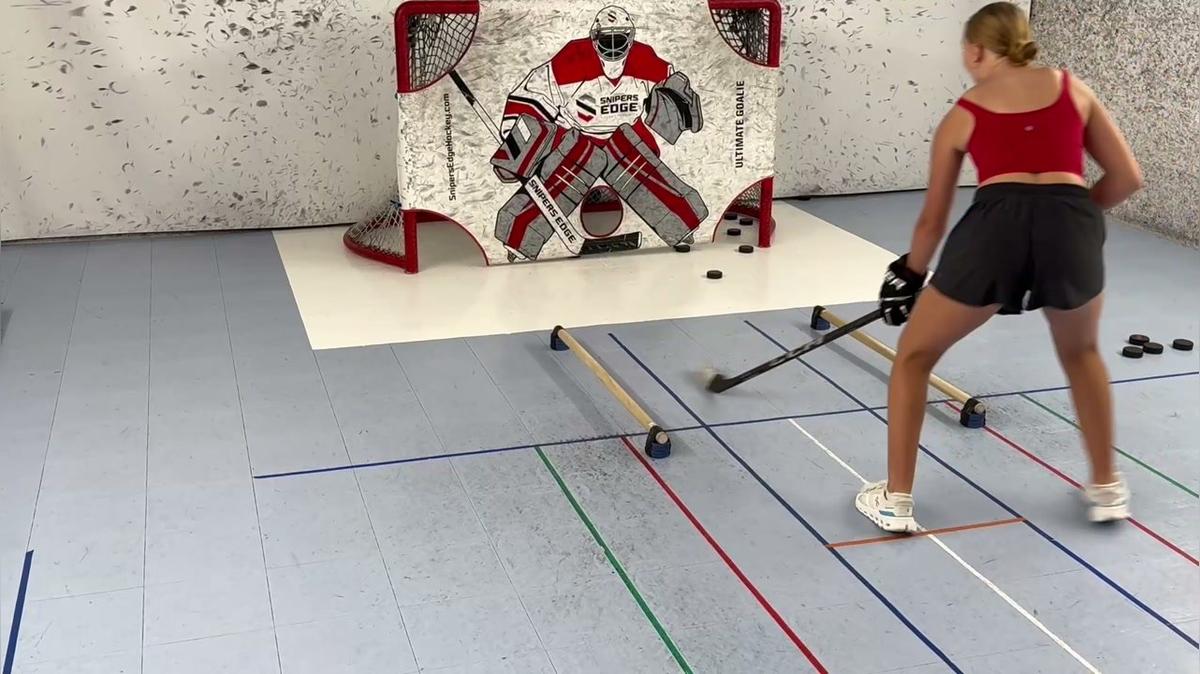 (V2) 4 Ways I Increase Difficulty When Off-Ice Stickhandling and Shooting