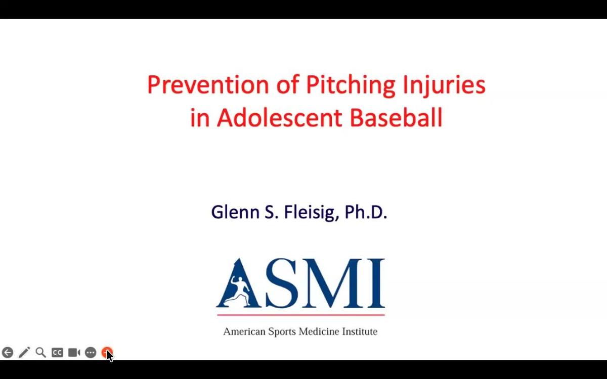 Prevention of Pitching Injuries in Adolescent Baseball