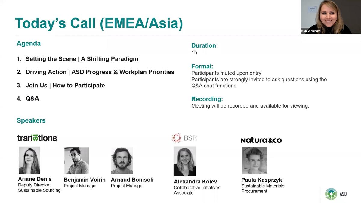 Driving Action to Transform Derivatives Supply Chains (EMEA/Asia)
