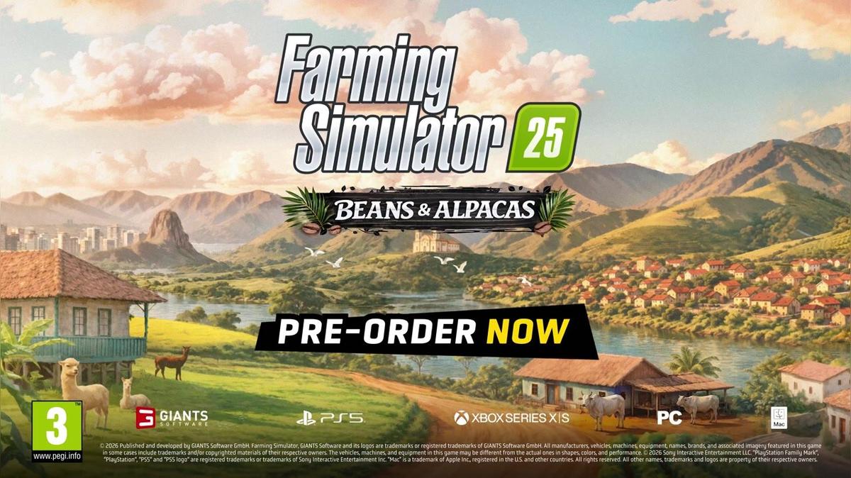 Farming Simulator 25: Beans &amp; Alpacas Edition