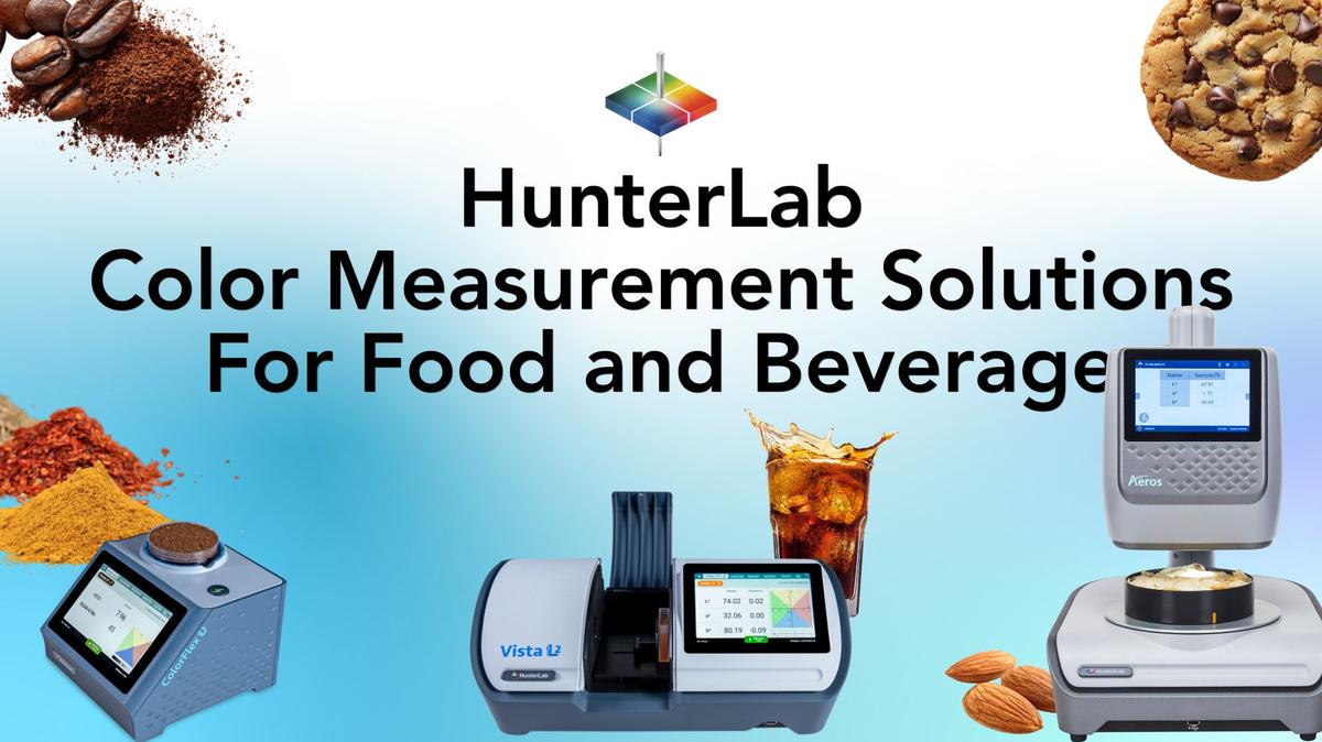 HunterLab Color Measurement Solutions For Food and Beverage