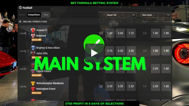 Main Video System — Over 1.5/2.5 Goal System