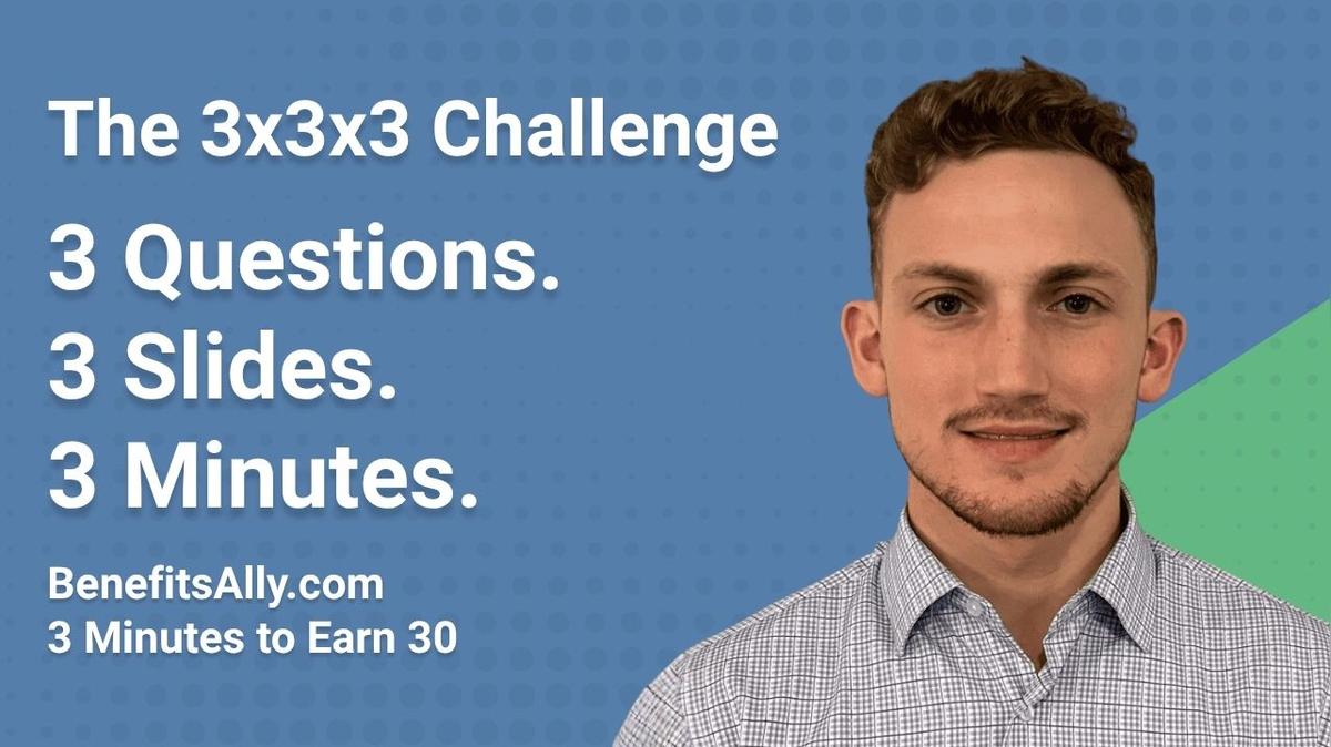 Benefits Transformation Group - 3x3x3 Challenge with Jackson Viertel