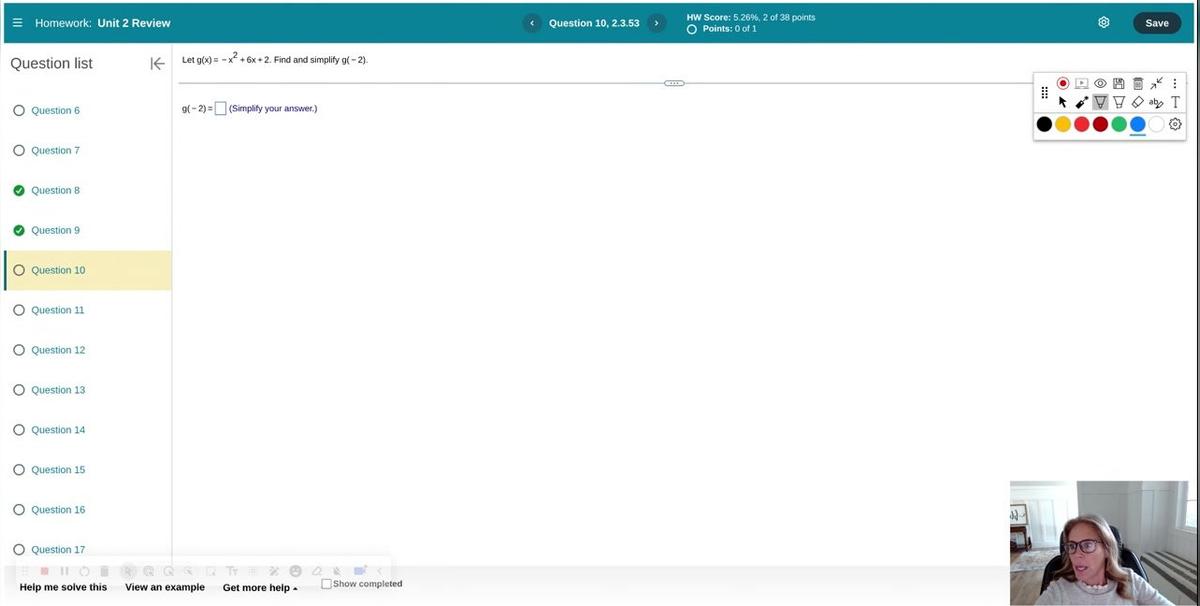 Unit 2 Test Review #10