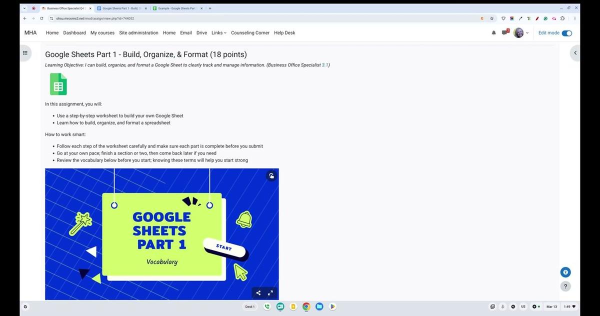 Overview: Google Sheets Part 1 - Build, Organize, &amp; Format