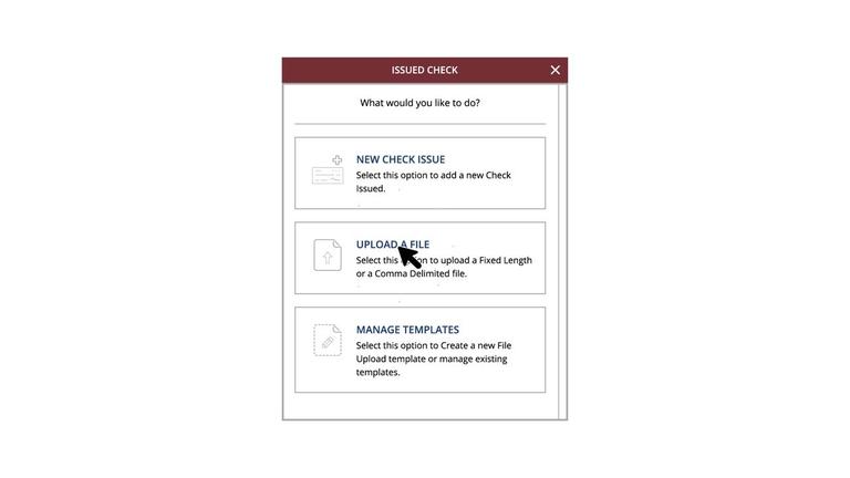 Add Checks Via Upload