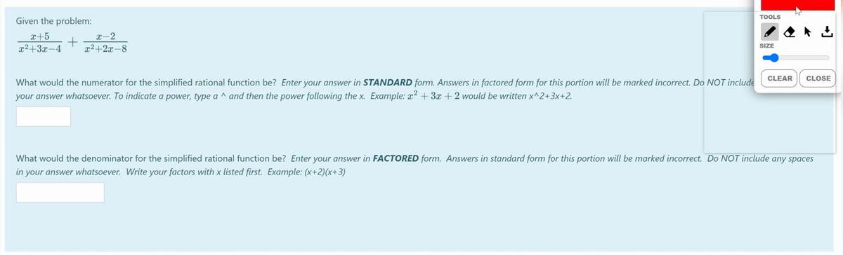 Homework Help Lesson 5.3 Adding Rational Expressions.mp4