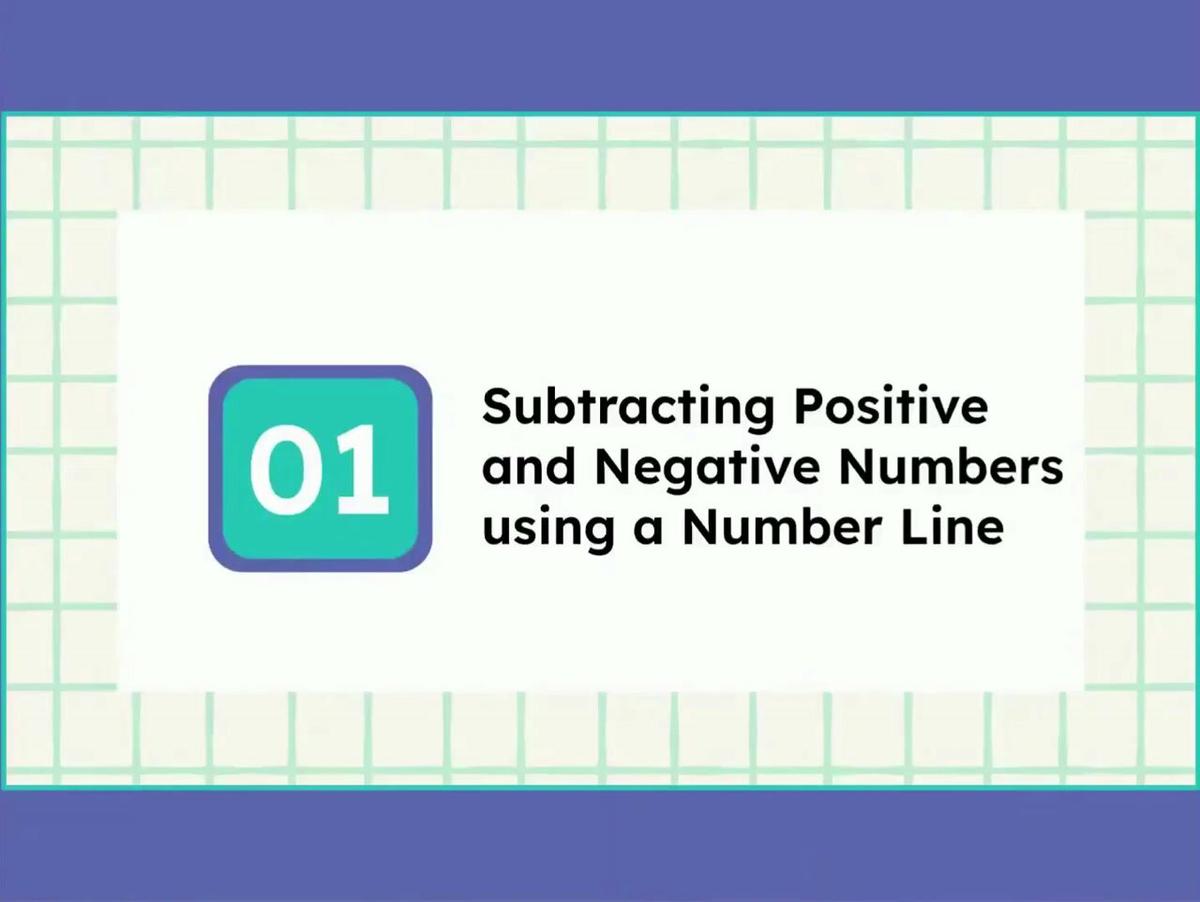 2.4 Subtracting Positive and Negative Numbers - SMR-1