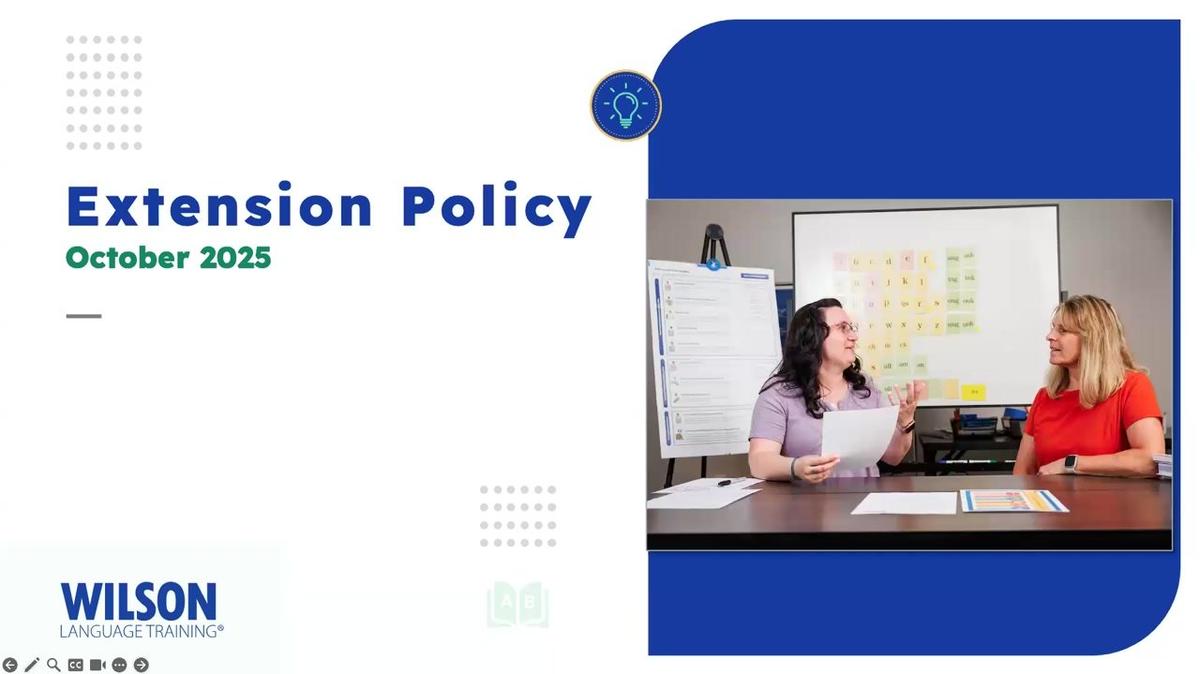 In-District Trainers - WRS Extension Policy 2025