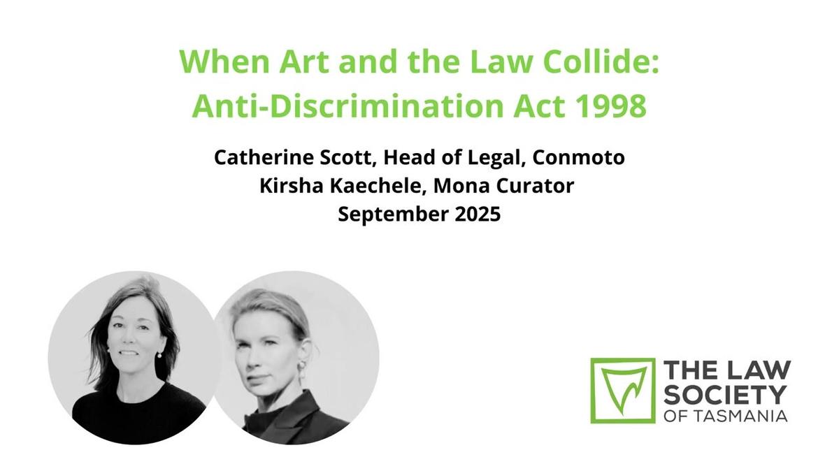 When Art and the Law Collide: Anti-Discrimination Act 1998