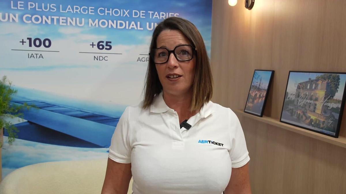 Charlotte Marcus, directrice générale AERTICKET France.