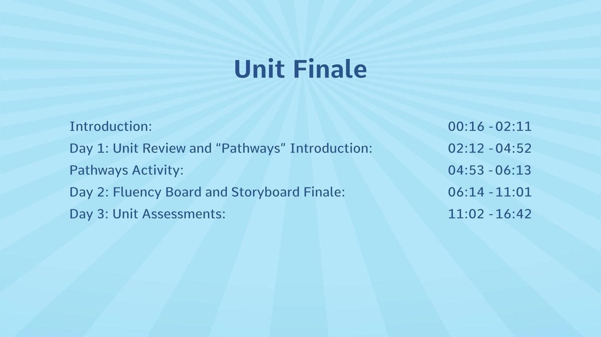 Unit Finale.PD.Video