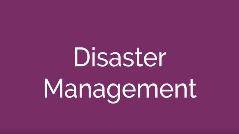 Disaster Management