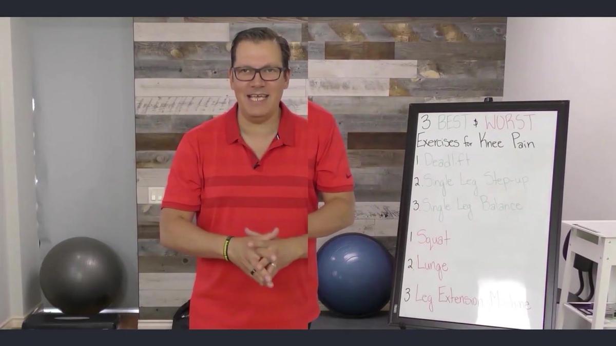 Quadriceps Contractions - Contract-Relax-Contract - Standing