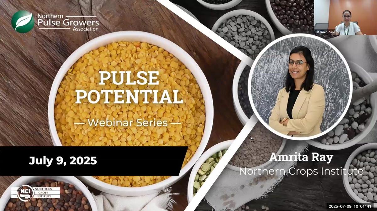 Pulse Potential: Unlocking the Potential of Lentils: Nutrition, Processing, and Industrial Utilization with Amrita Ray