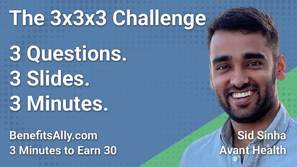 Avant Health - 3x3x3 Challenge with Sid Sinha