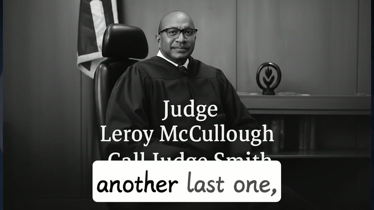 Judge Leroy McCullough call Judge Lori K. Smith
