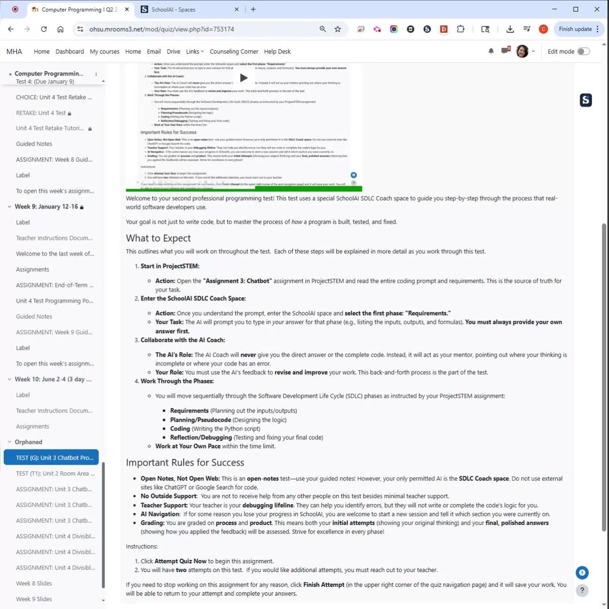 Unit 3 Chatbot Test Instructions