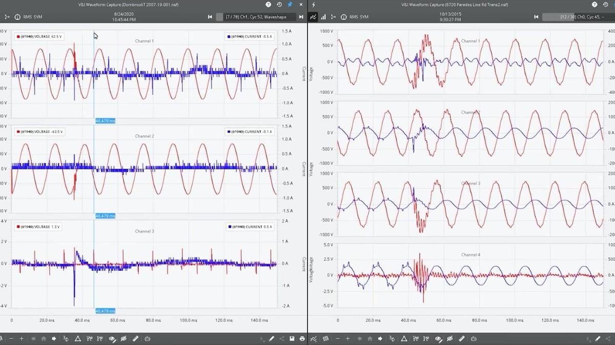 Ask-a-Pro Analysis of Capacitor Bank Operation in Waveform Files