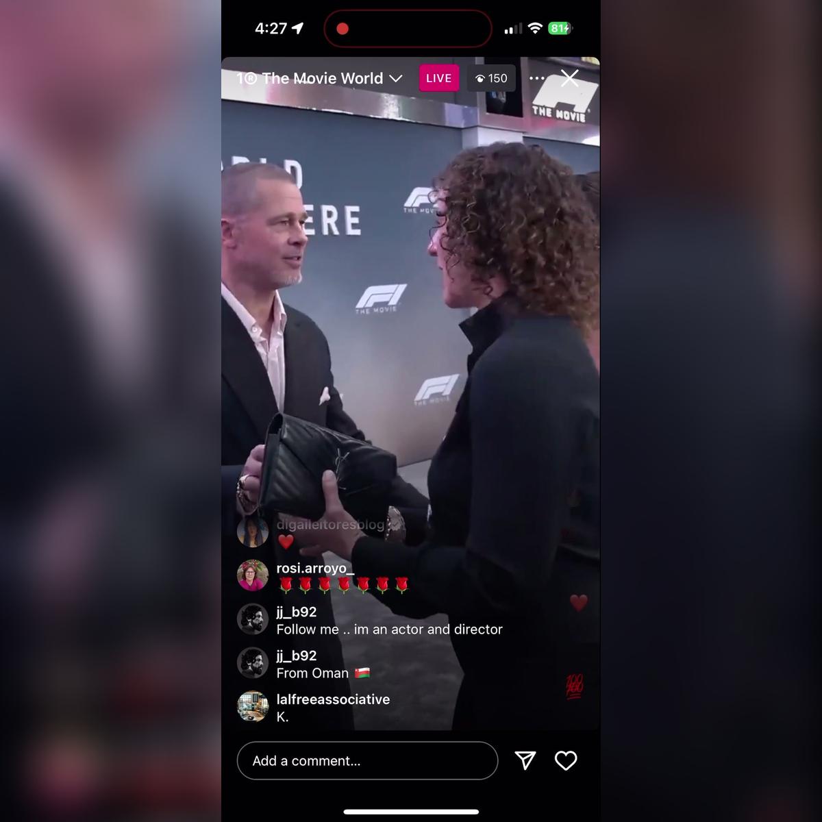 F1 The Movie World Premier Livestream