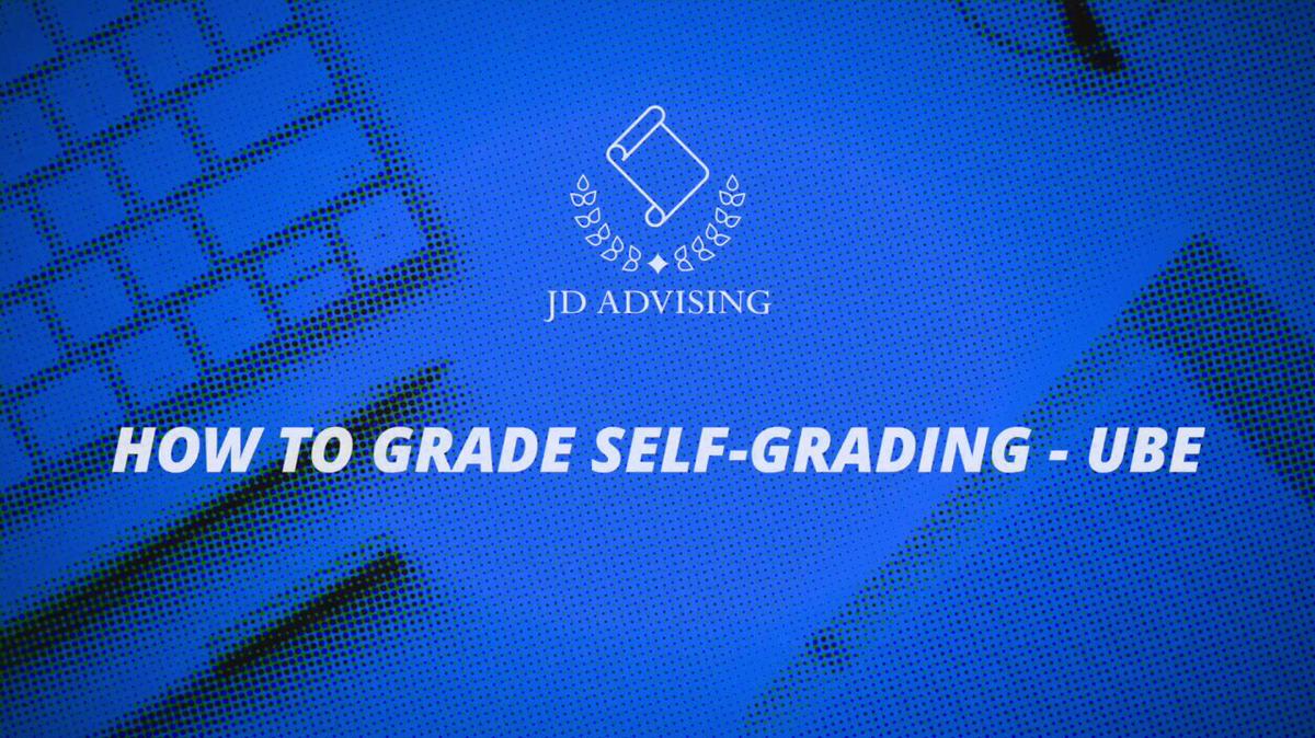 How to Grade Self Grading - UBE.mov