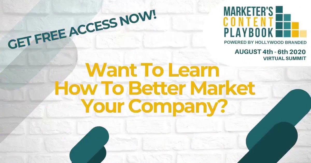 Marketer&#39;s Content Playbook Video Teaser Speakers