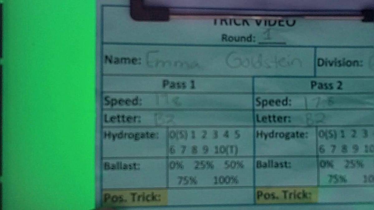 Emma Goldstein G4 Round 1 Pass 1