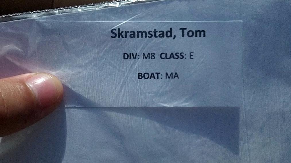 Tom Skramstad M8 Round 1 Pass 1