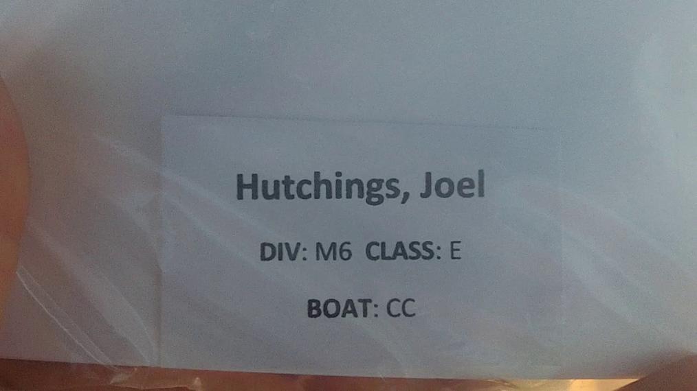 Joel Hutchings M6 Round 1 Pass 1