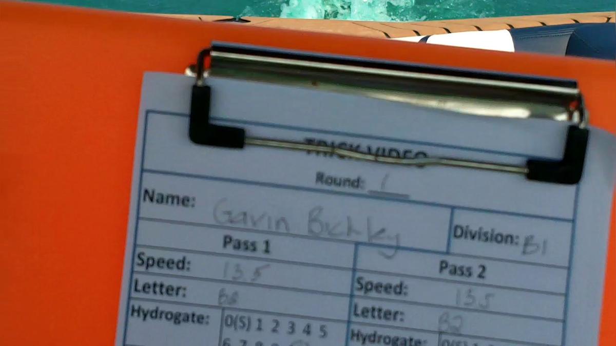Gavin Bickley B1 Round 1 Pass 1