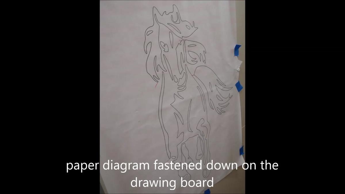 digitize a horse diagram  and