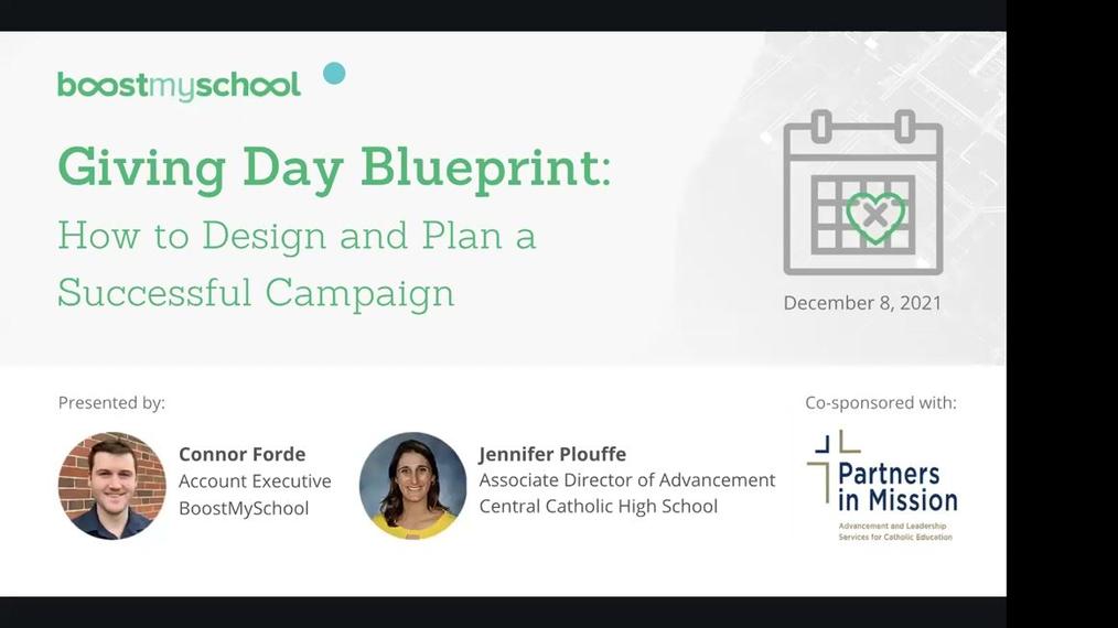 Partners in Mission: Giving Day Blueprint: How to Design and Plan a Successful Campaign