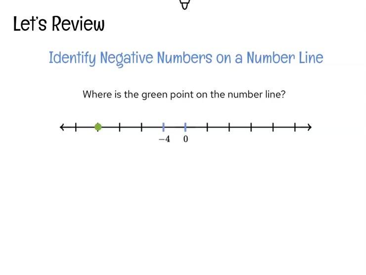 Identify Negative Number Line Review.mp4