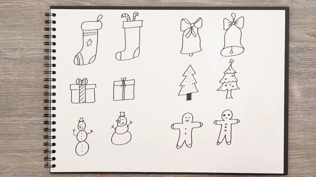 Weihnachten Doodles #1