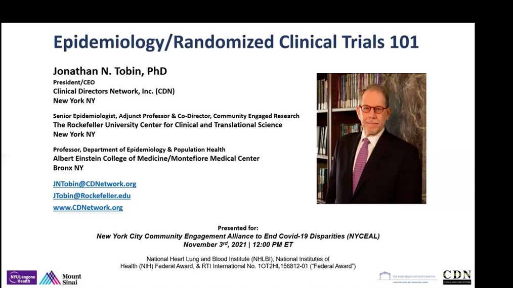 Epidemiology/Randomized Clinical Trials 101