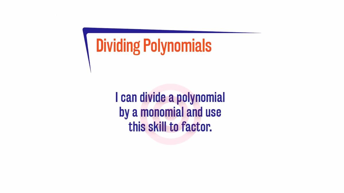 FL A.6.3 Dividing Polynomials