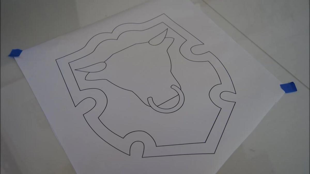 interesting logo  design  on white substrate