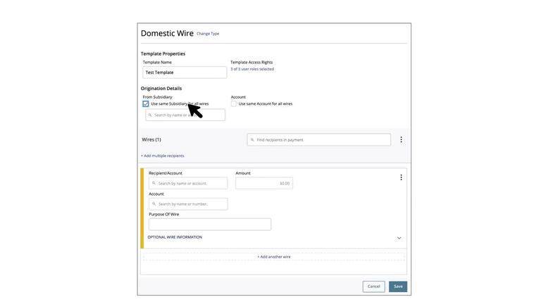4.4.1COB13 - Creating a Domestic Multi-Wire Payment
