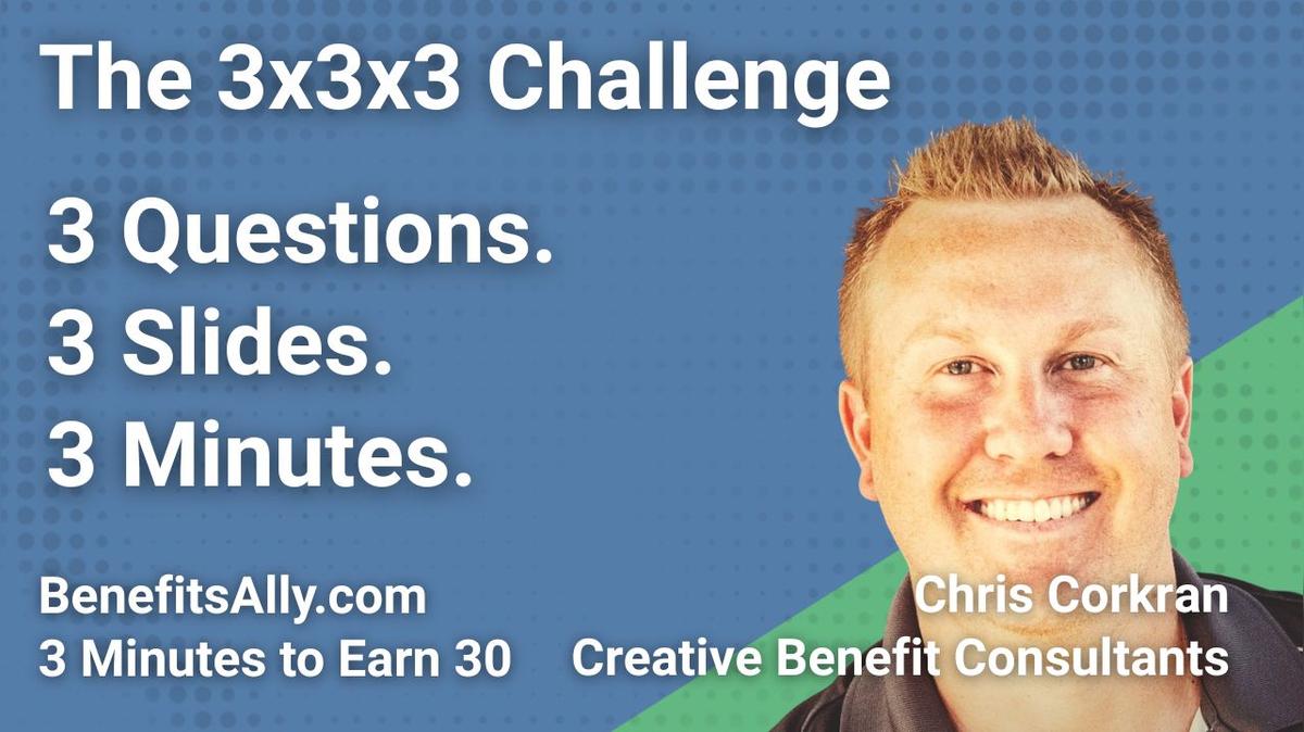 Catalyst Benefits - 3x3x3 Challenge with Chris Corkran