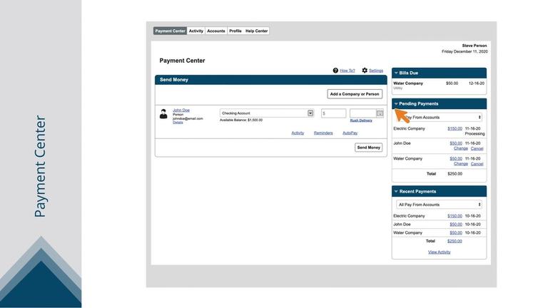 Creating a Payee - Company