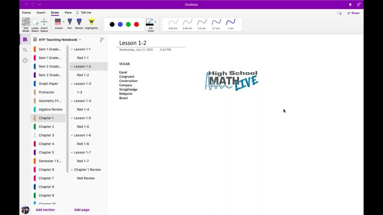 Lesson 1-2  Measuring and Constructing Segments