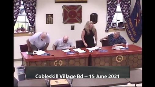 Cobleskill Village Bd -- 15 Jun 2021