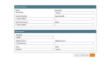 ABP03 - Editing or Deleting a Payee